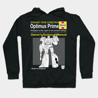 Optimus Prime Haynes Manual Transformers Hoodie